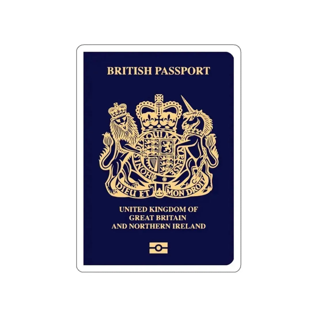 British Passport 2020 STICKER Vinyl Die-Cut Decal 3 Inch - The Sticker Space