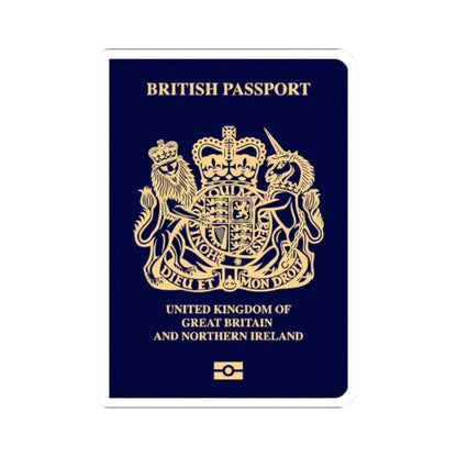 British Passport 2020 - STICKER Vinyl Kiss-Cut Decal 2 Inch White - The Sticker Space