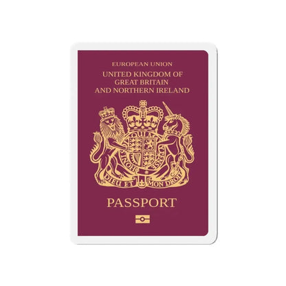 British Passport - Refrigerator Magnet 5 Inch - The Sticker Space