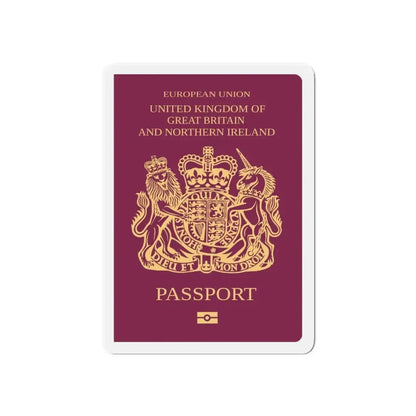 British Passport - Refrigerator Magnet 6 Inch - The Sticker Space