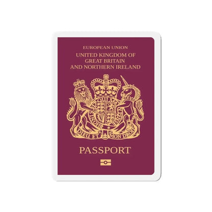British Passport - Refrigerator Magnet - The Sticker Space