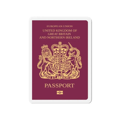 British Passport - Refrigerator Magnet - The Sticker Space