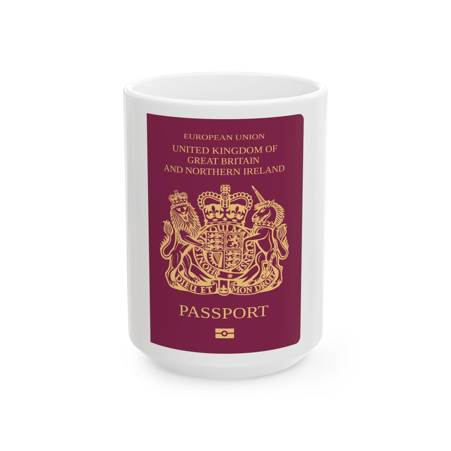 British Passport - White Coffee Mug