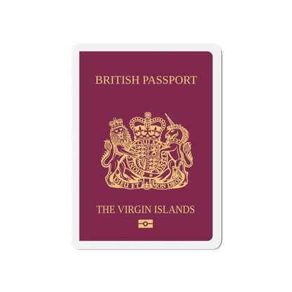 British Virgin Islands Passport - Refrigerator Magnet 5 Inch - The Sticker Space