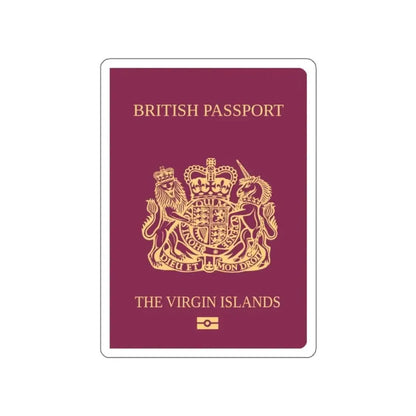 British Virgin Islands Passport STICKER Vinyl Die-Cut Decal - The Sticker Space