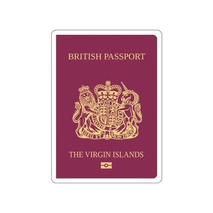 British Virgin Islands Passport STICKER Vinyl Die-Cut Decal - The Sticker Space