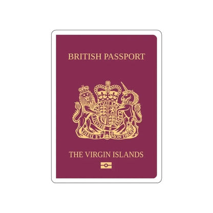 British Virgin Islands Passport STICKER Vinyl Die-Cut Decal - The Sticker Space