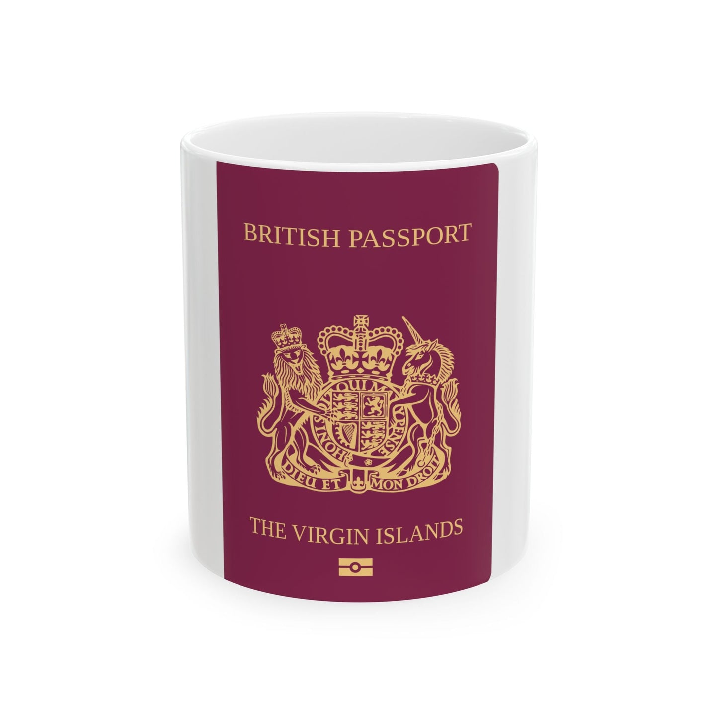 British Virgin Islands Passport - White Coffee Mug