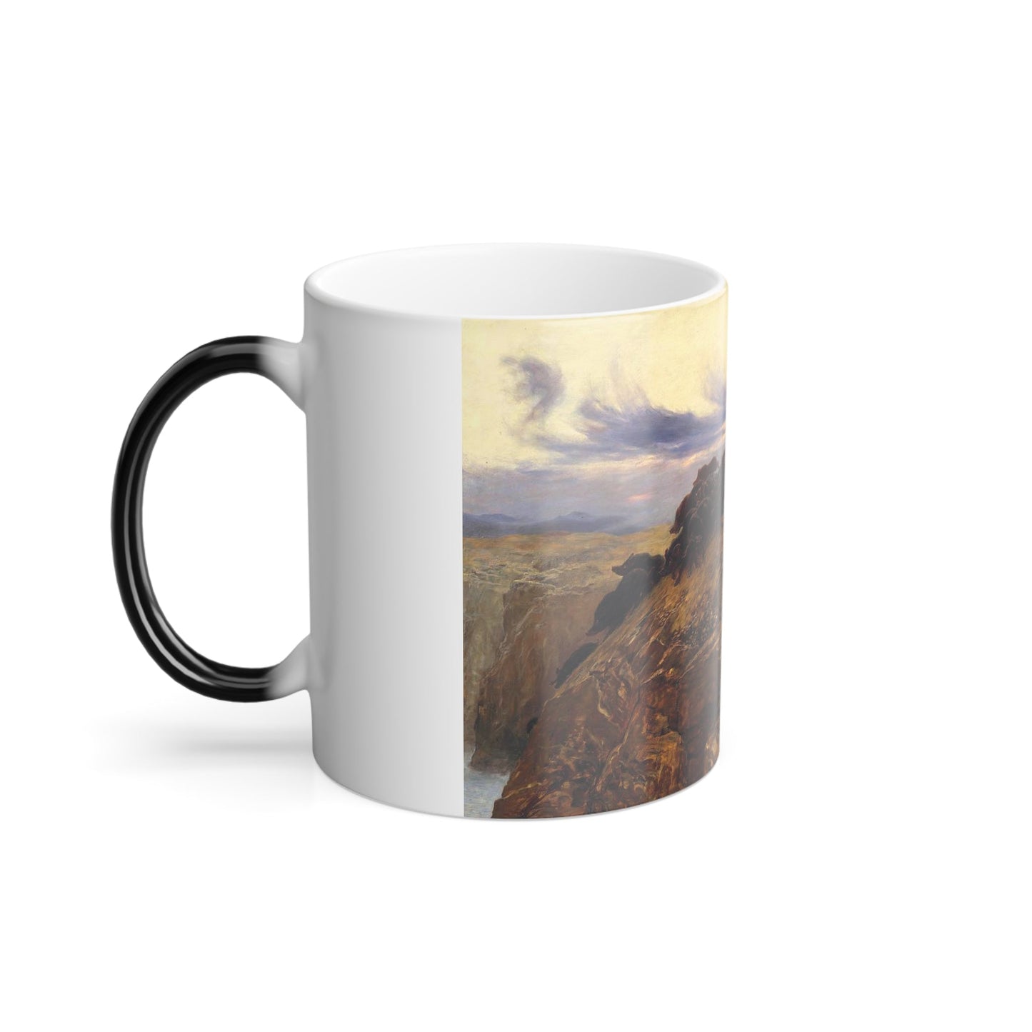 Briton Riviere (1840-1920) The Miracle of the Gaderene Swine - 1883 - Color Changing Mug 11oz-11oz-The Sticker Space