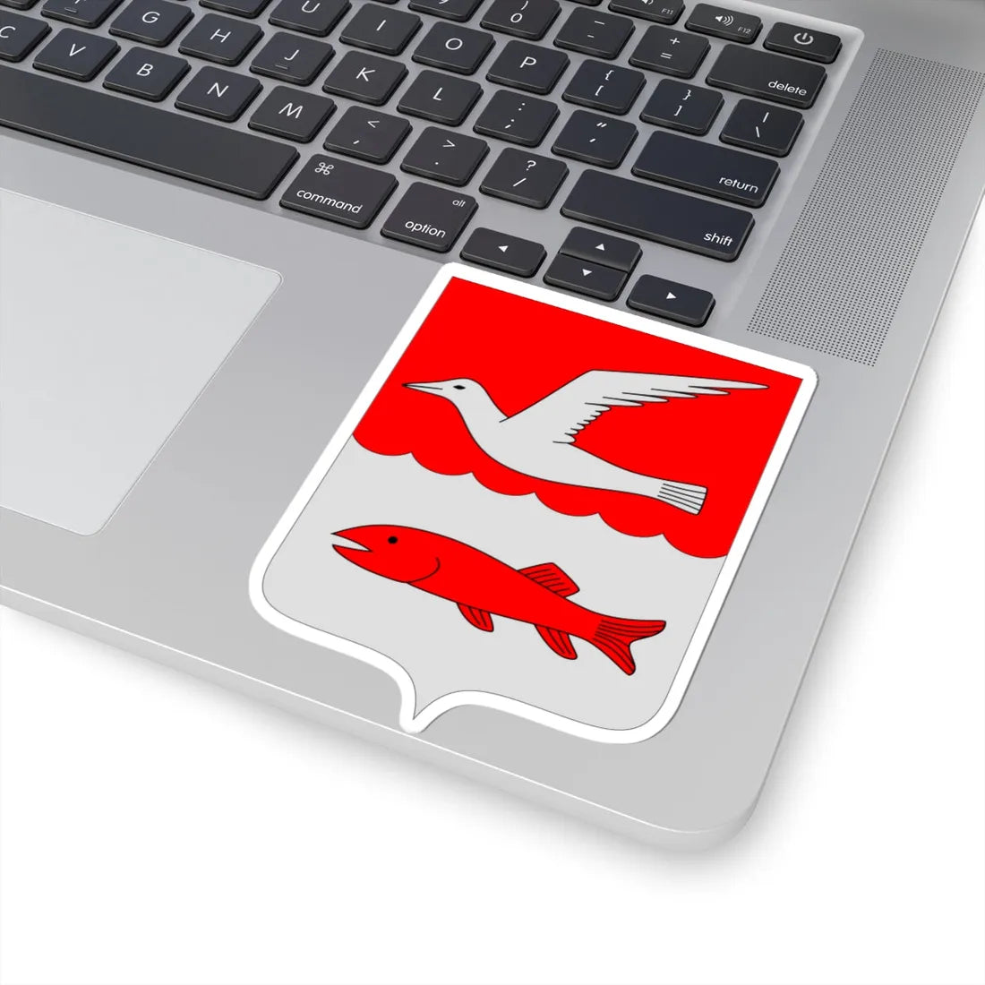 Brändö.vaakuna (Finland) (Coat of Arms) STICKER Vinyl Kiss-Cut Decal - The Sticker Space