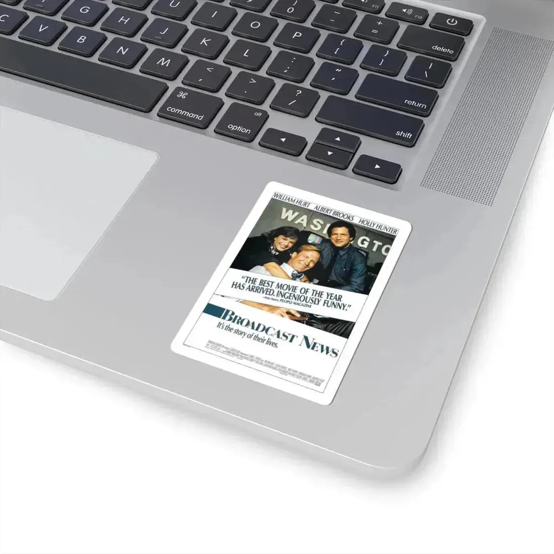 Broadcast News 1987 Movie Poster - STICKER Vinyl Kiss-Cut Decal - The Sticker Space