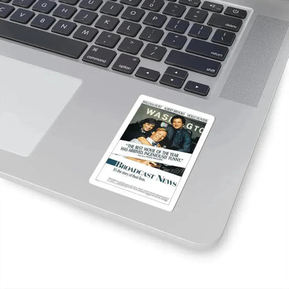 Broadcast News 1987 Movie Poster - STICKER Vinyl Kiss-Cut Decal - The Sticker Space