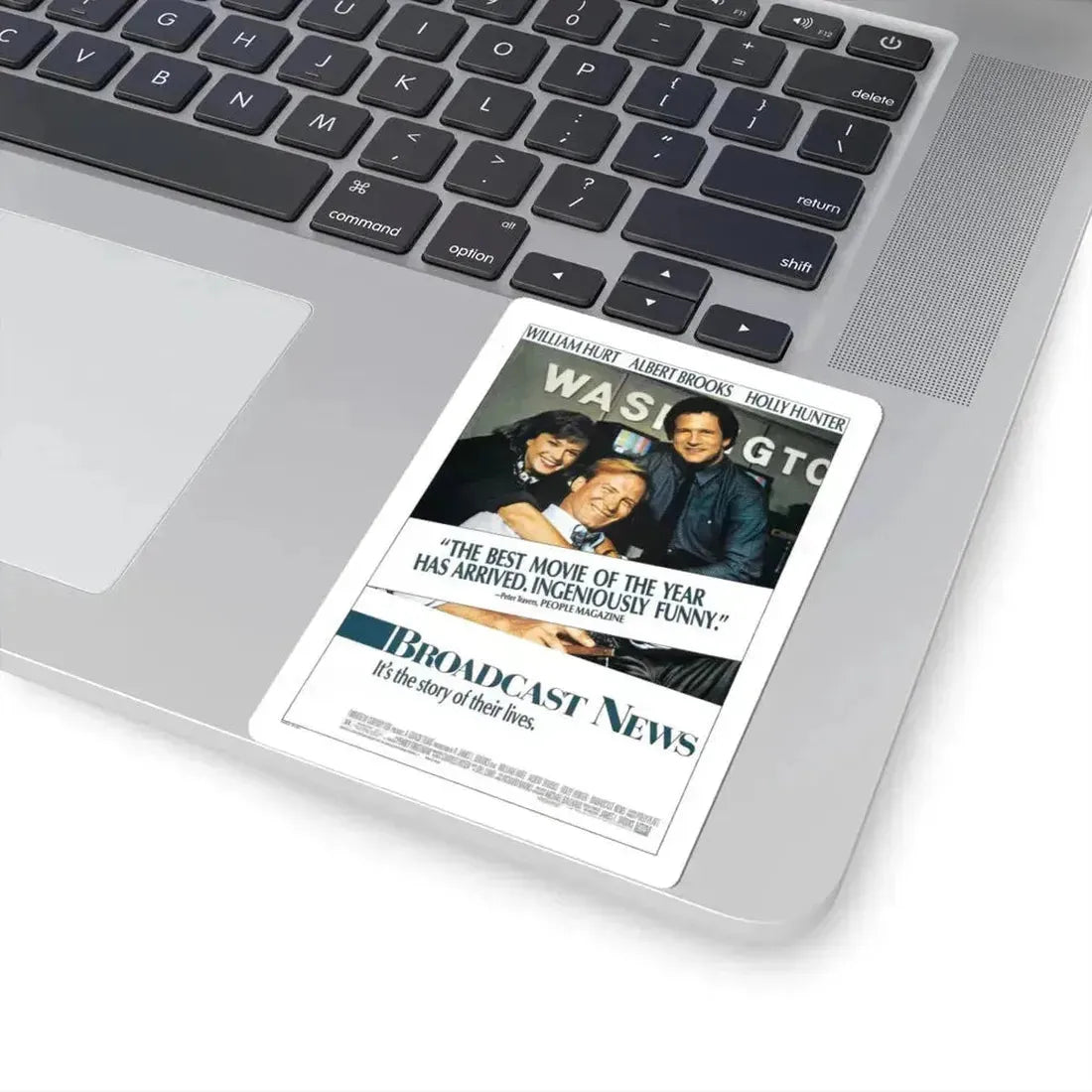 Broadcast News 1987 Movie Poster - STICKER Vinyl Kiss-Cut Decal - The Sticker Space
