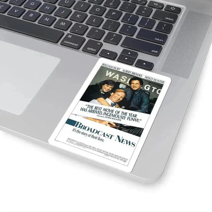 Broadcast News 1987 Movie Poster - STICKER Vinyl Kiss-Cut Decal - The Sticker Space