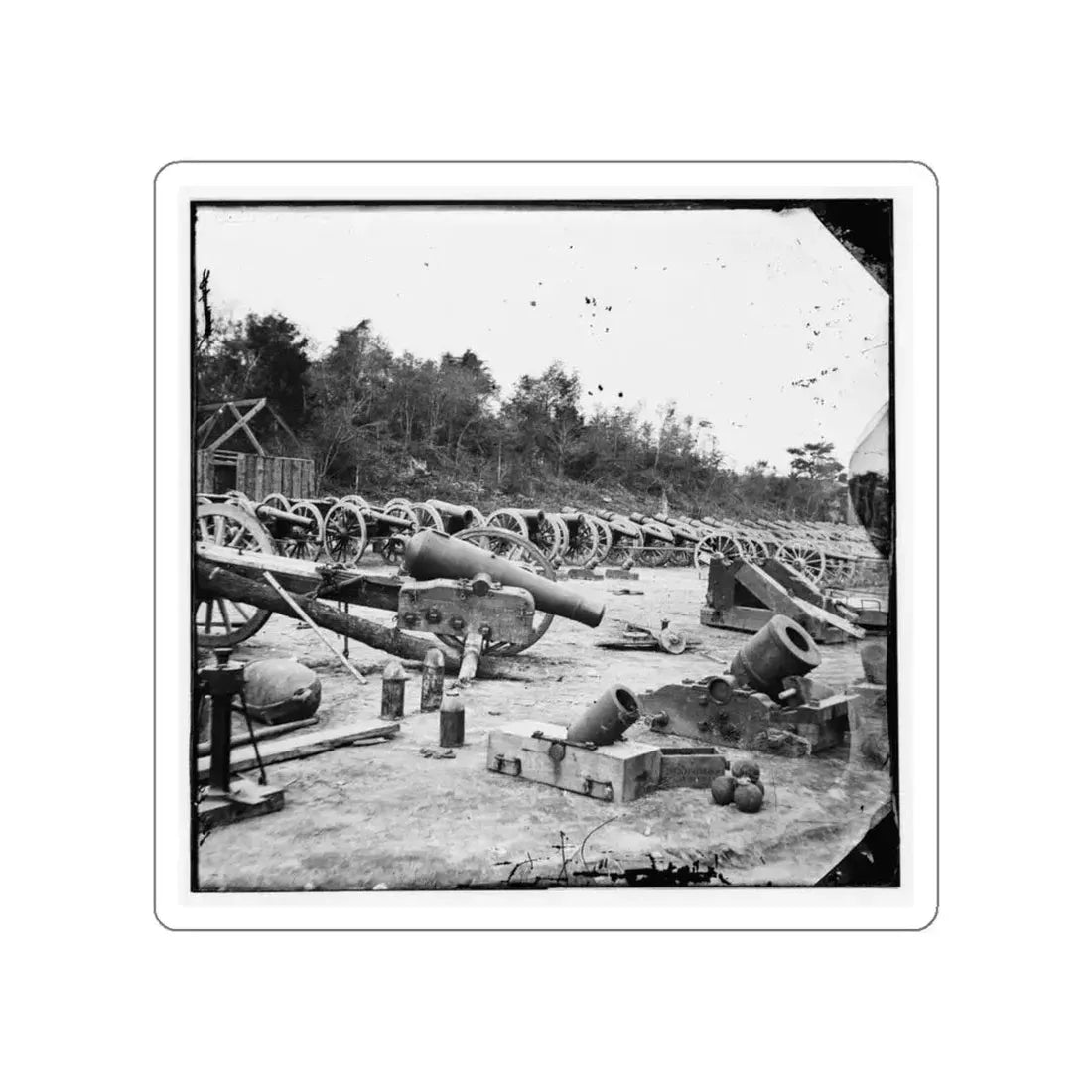 Broadway Landing, Appomattox River, Virginia. Ordnance ( ) (U.S. Civil War) STICKER Vinyl Die-Cut Decal White Die-Cut 6 Inch - The Sticker Space