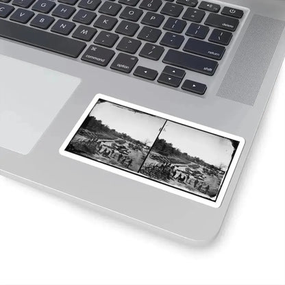 Broadway Landing, Appomattox River, Virginia. Park of Artillery(2) (U.S. Civil War) STICKER Vinyl Kiss-Cut Decal - The Sticker Space