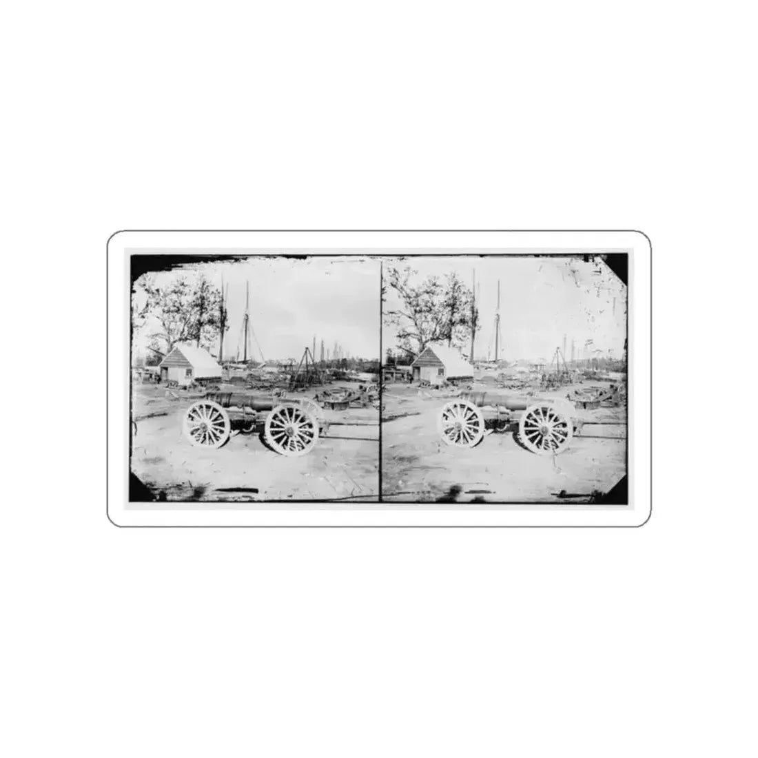 Broadway Landing, Appomattox River, Virginia. Park Of Artillery(3) (U.S. Civil War) STICKER Vinyl Die-Cut Decal - The Sticker Space