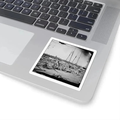 Broadway Landing, Appomattox River, Virginia. Supply Boats and Stores (U.S. Civil War) STICKER Vinyl Kiss-Cut Decal - The Sticker Space