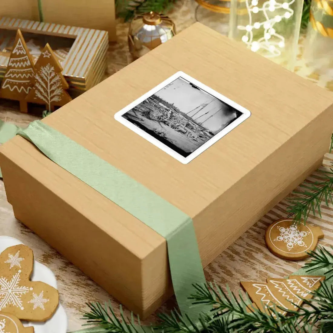 Broadway Landing, Appomattox River, Virginia. Supply Boats and Stores (U.S. Civil War) STICKER Vinyl Kiss-Cut Decal - The Sticker Space