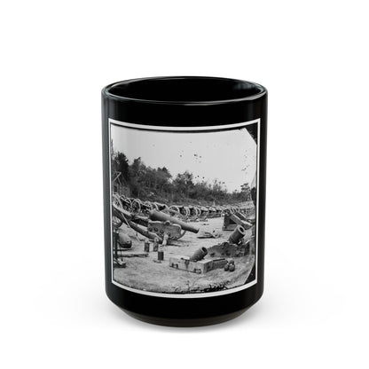 Broadway Landing, Appomattox River, Virginia. Ordnance ( ) (U.S. Civil War) Black Coffee Mug-15oz-The Sticker Space