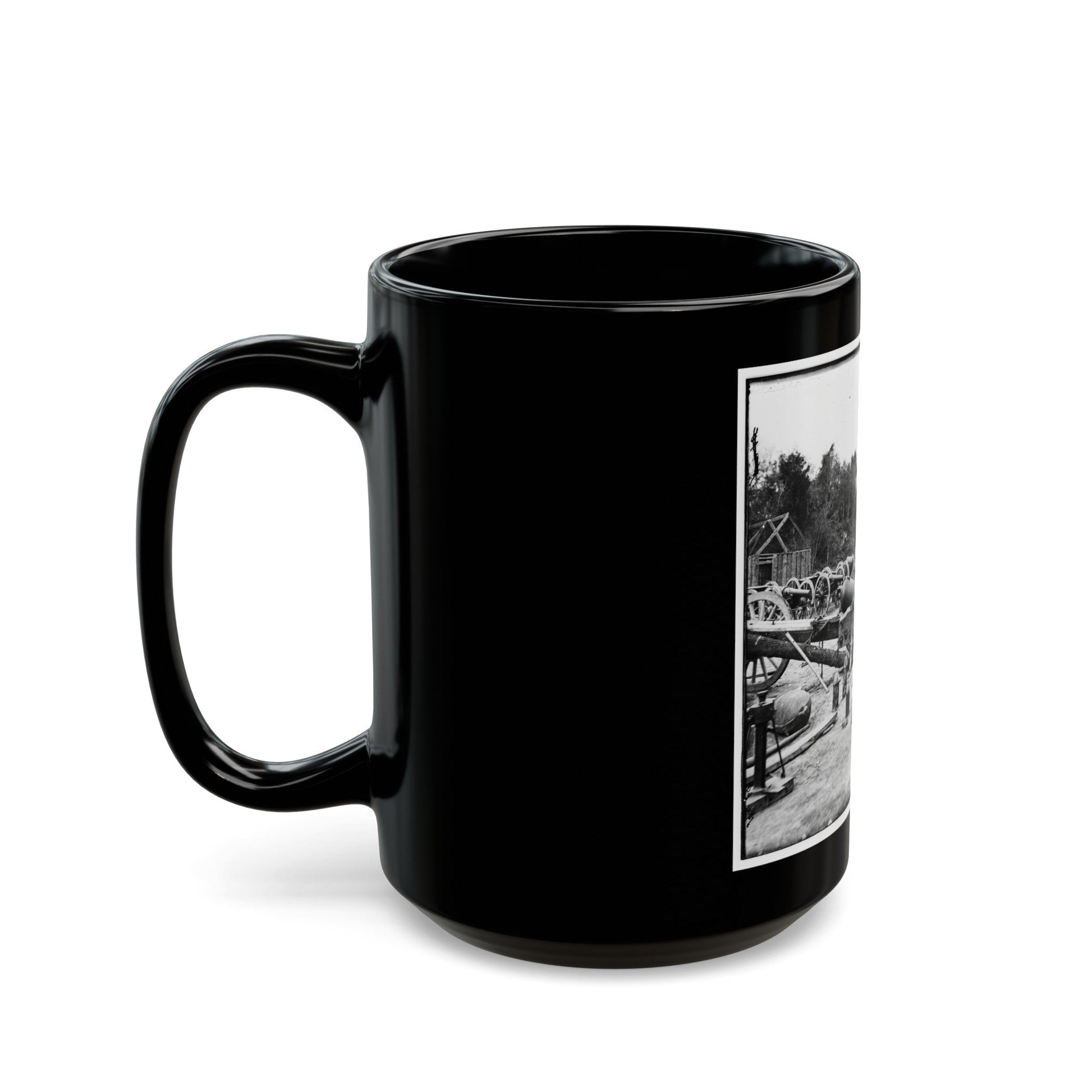 Broadway Landing, Appomattox River, Virginia. Ordnance ( ) (U.S. Civil War) Black Coffee Mug-The Sticker Space