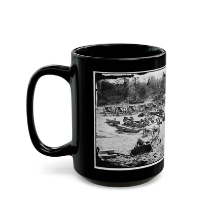 Broadway Landing, Appomattox River, Virginia. Park Of Artillery 001 (U.S. Civil War) Black Coffee Mug