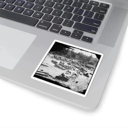 Broadway Landing, Va. Federal Ordnance at the Depot; Another View (U.S. Civil War) STICKER Vinyl Kiss-Cut Decal - The Sticker Space