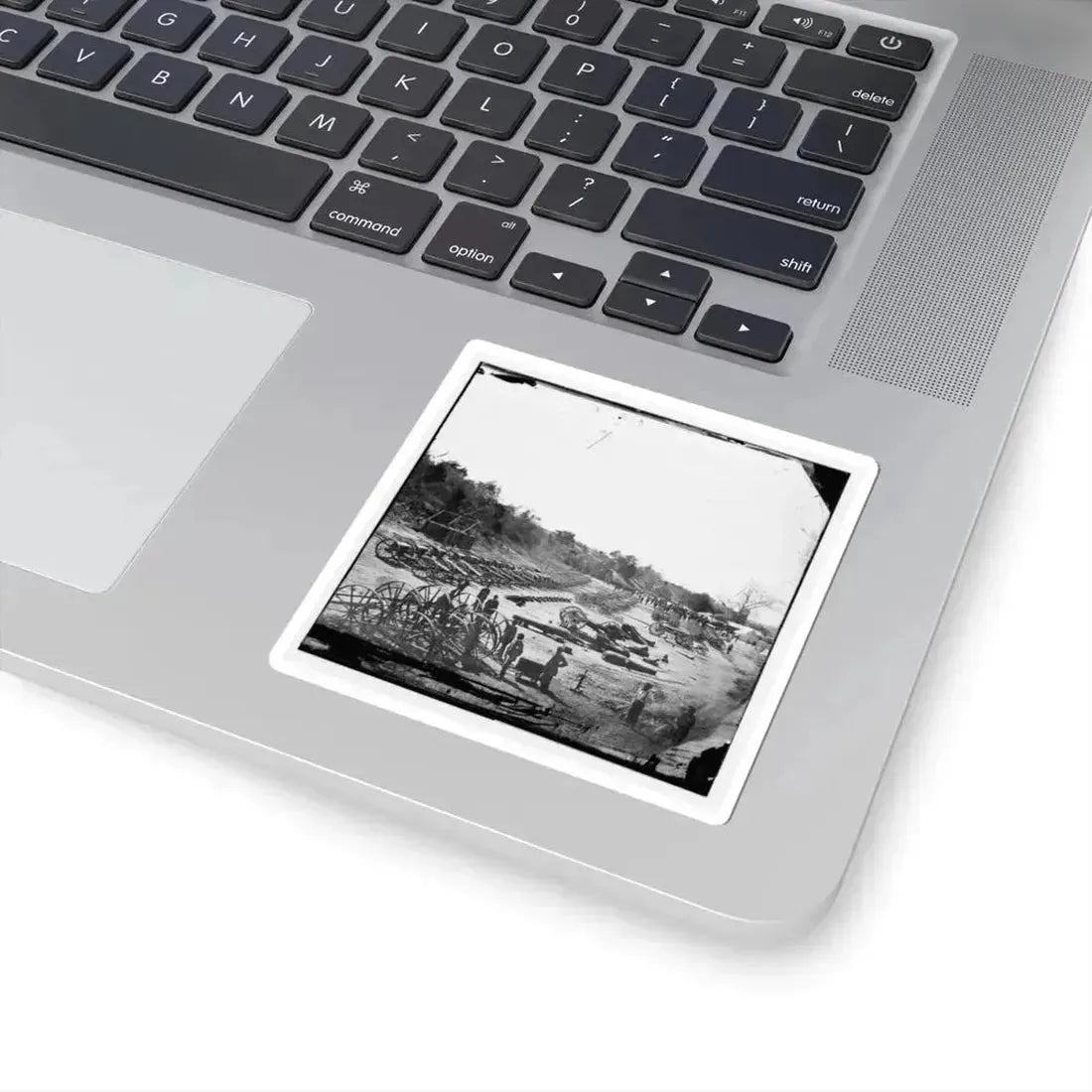 Broadway Landing, Va. Federal Ordnance at the Depot (U.S. Civil War) STICKER Vinyl Kiss-Cut Decal - The Sticker Space