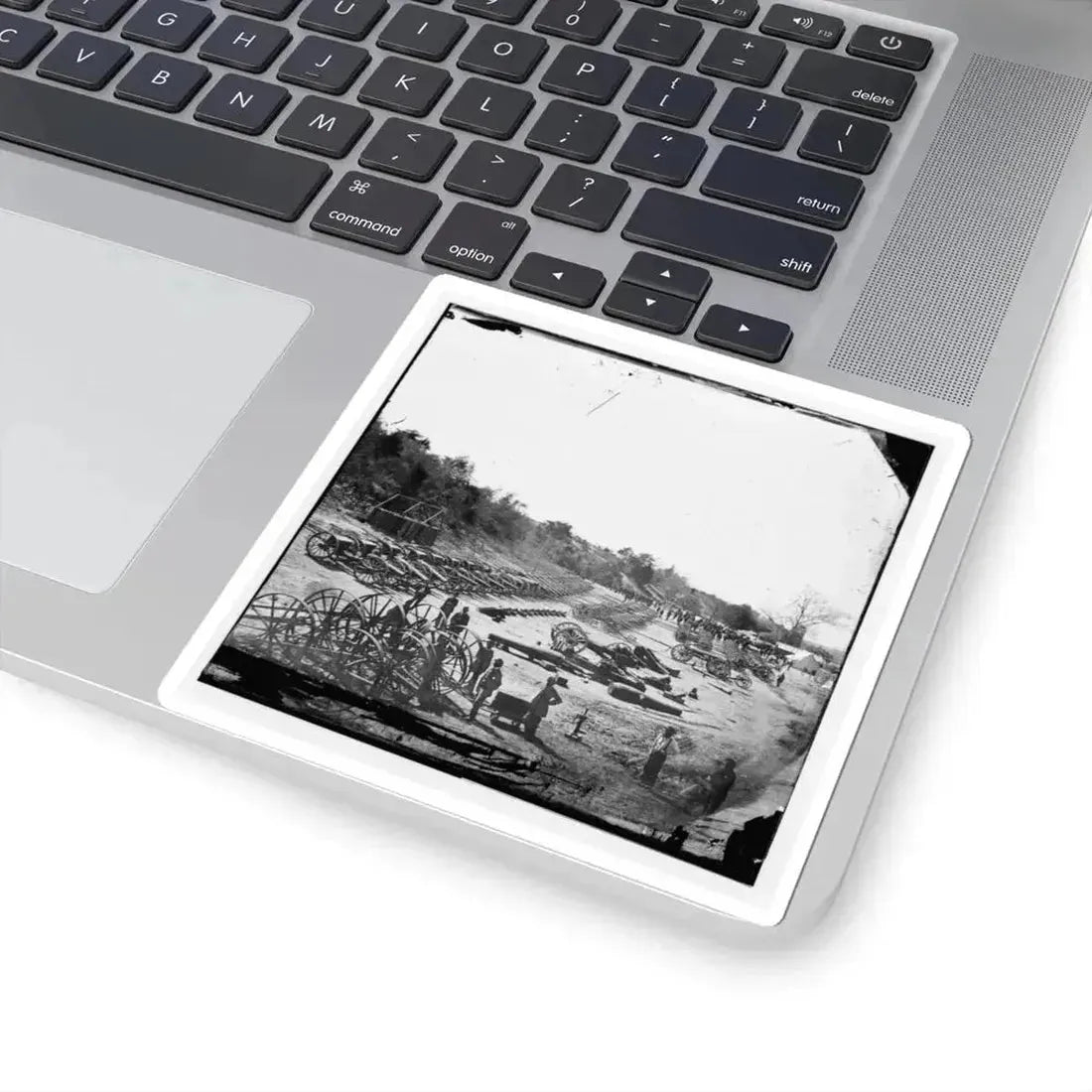 Broadway Landing, Va. Federal Ordnance at the Depot (U.S. Civil War) STICKER Vinyl Kiss-Cut Decal - The Sticker Space