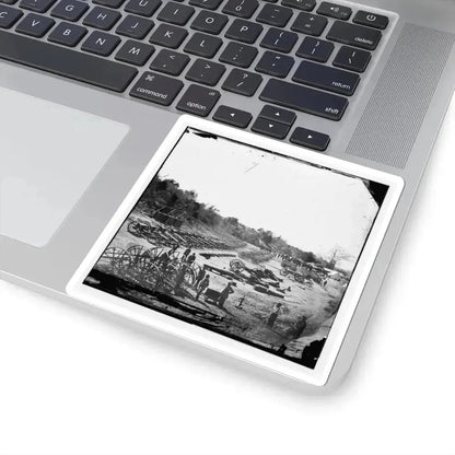 Broadway Landing, Va. Federal Ordnance at the Depot (U.S. Civil War) STICKER Vinyl Kiss-Cut Decal - The Sticker Space