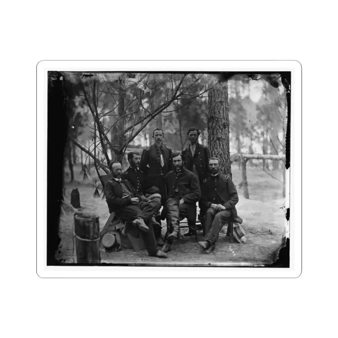 Broadway Landing, Va.  Surgeons of 4Th Division, 9Th Corps (U.S. Civil War) STICKER Vinyl Kiss-Cut Decal 2 Inch White - The Sticker Space