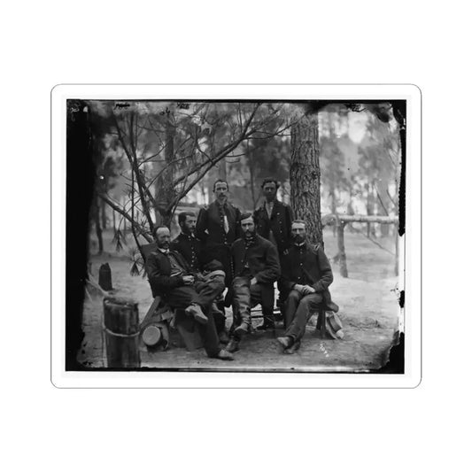 Broadway Landing, Va.  Surgeons of 4Th Division, 9Th Corps (U.S. Civil War) STICKER Vinyl Kiss-Cut Decal 2 Inch White - The Sticker Space