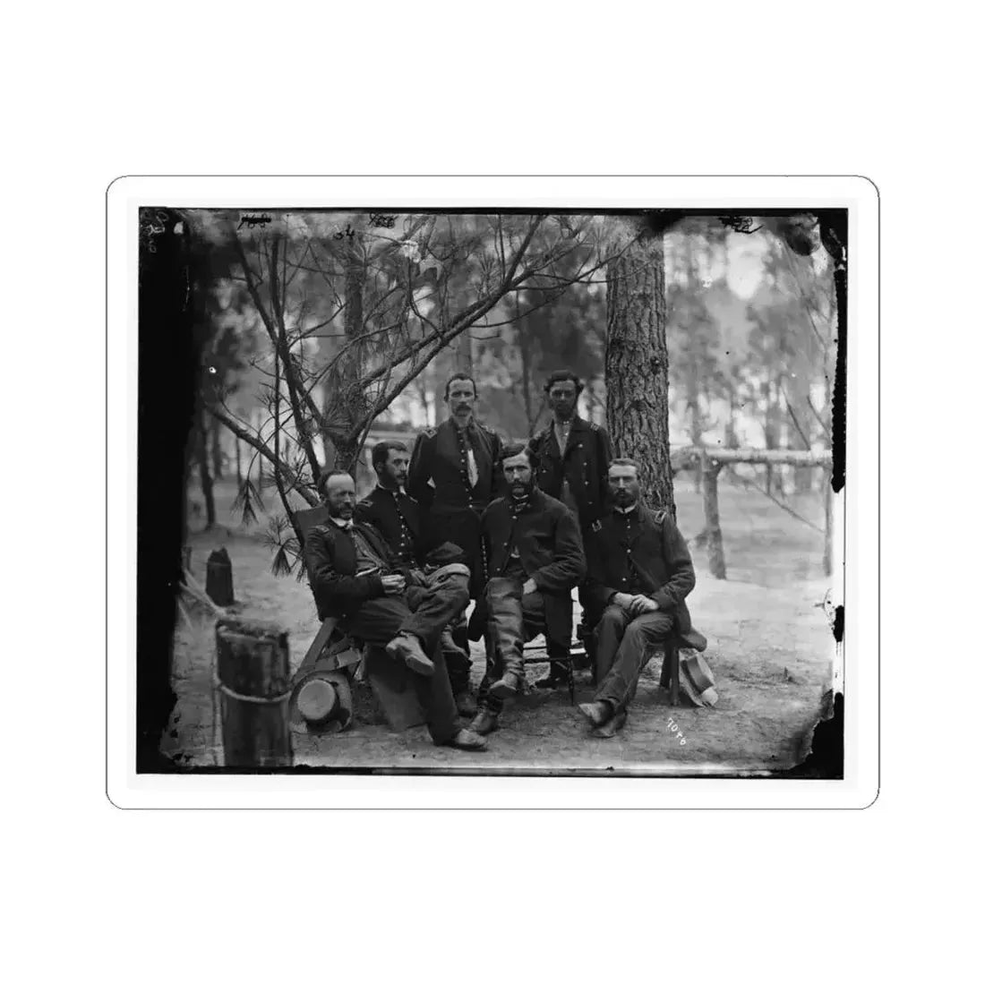 Broadway Landing, Va.  Surgeons of 4Th Division, 9Th Corps (U.S. Civil War) STICKER Vinyl Kiss-Cut Decal 6 Inch White - The Sticker Space