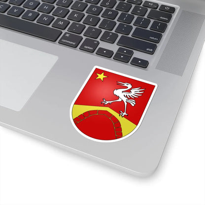 Broc-coat of arms (Switzerland) (Coat of Arms) STICKER Vinyl Kiss-Cut Decal - The Sticker Space