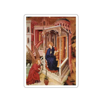 BROEDERLAM, Melchior - The Annunciation (Artwork) STICKER Vinyl Die-Cut Decal White Die-Cut 4 Inch - The Sticker Space