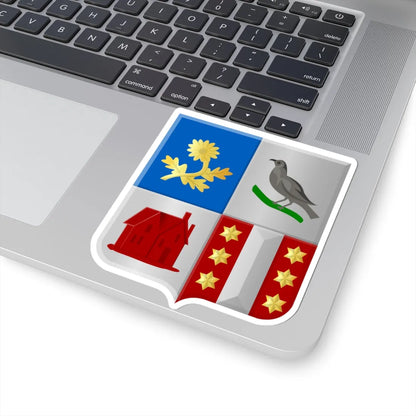 Broek Gouda wapen (Netherlands) (Coat of Arms) STICKER Vinyl Kiss-Cut Decal - The Sticker Space