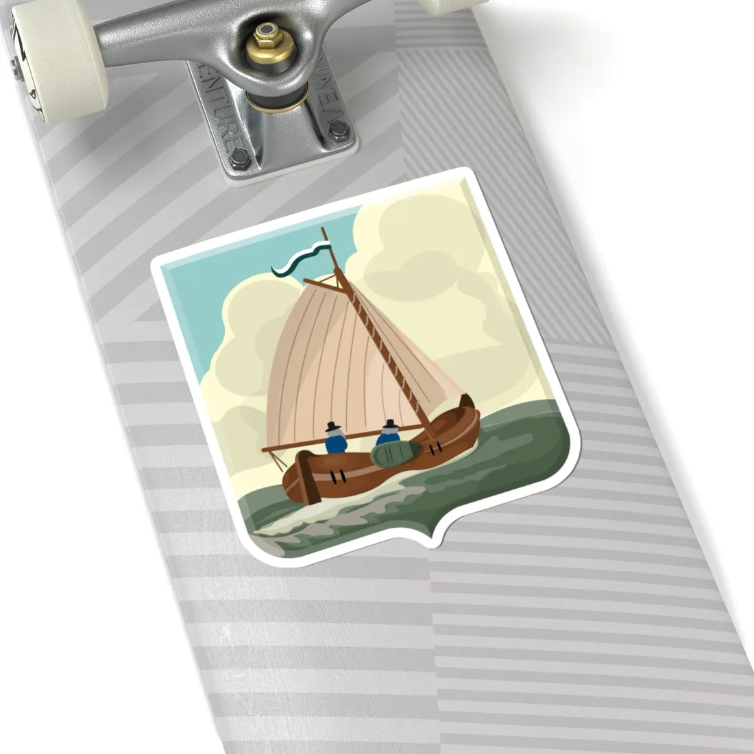 Broek op Langendijk wapen (Netherlands) (Coat of Arms) STICKER Vinyl Kiss-Cut Decal - The Sticker Space