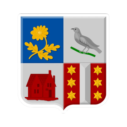 Broek Thuil t Weegje wapen (Netherlands) (Coat of Arms) STICKER Vinyl Kiss-Cut Decal 2 Inch White - The Sticker Space