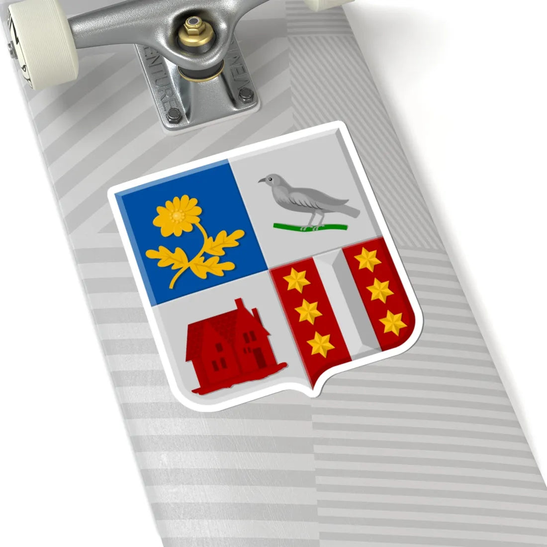 Broek Thuil t Weegje wapen (Netherlands) (Coat of Arms) STICKER Vinyl Kiss-Cut Decal - The Sticker Space