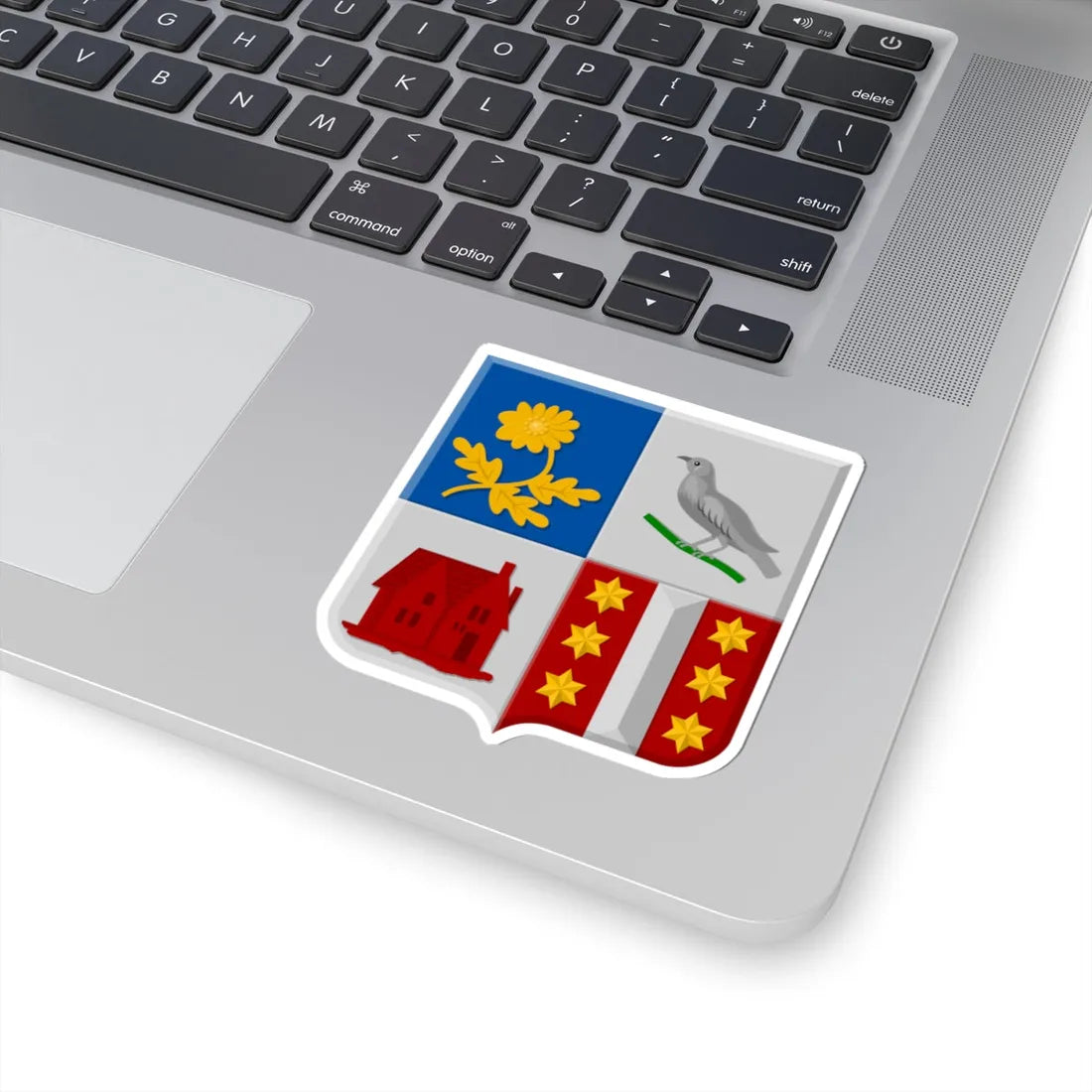 Broek Thuil t Weegje wapen (Netherlands) (Coat of Arms) STICKER Vinyl Kiss-Cut Decal - The Sticker Space