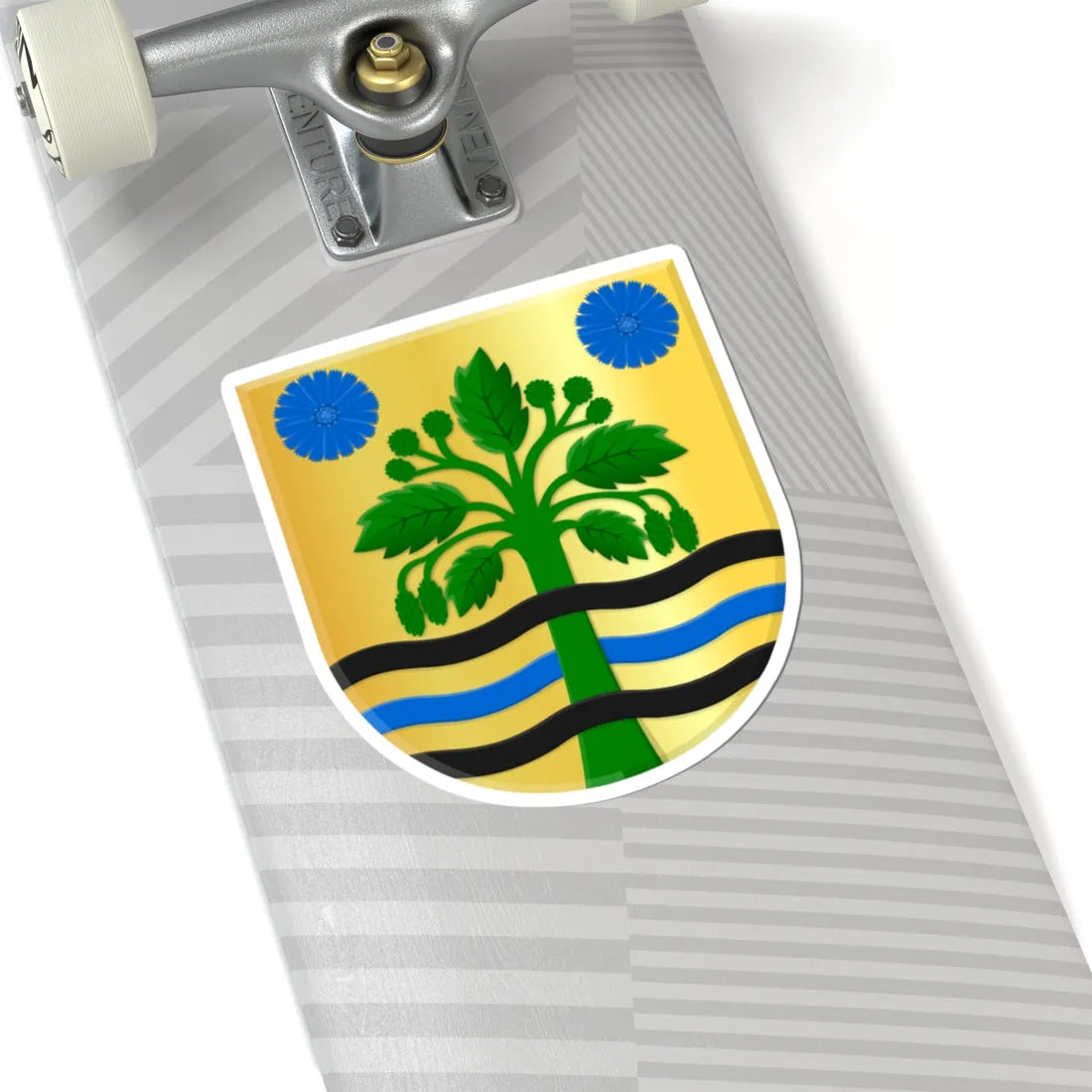 Broeksterwâld wapen (Netherlands) (Coat of Arms) STICKER Vinyl Kiss-Cut Decal - The Sticker Space