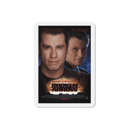 Broken Arrow 1996 Movie Poster Die-Cut Magnet-2" x 2"-The Sticker Space