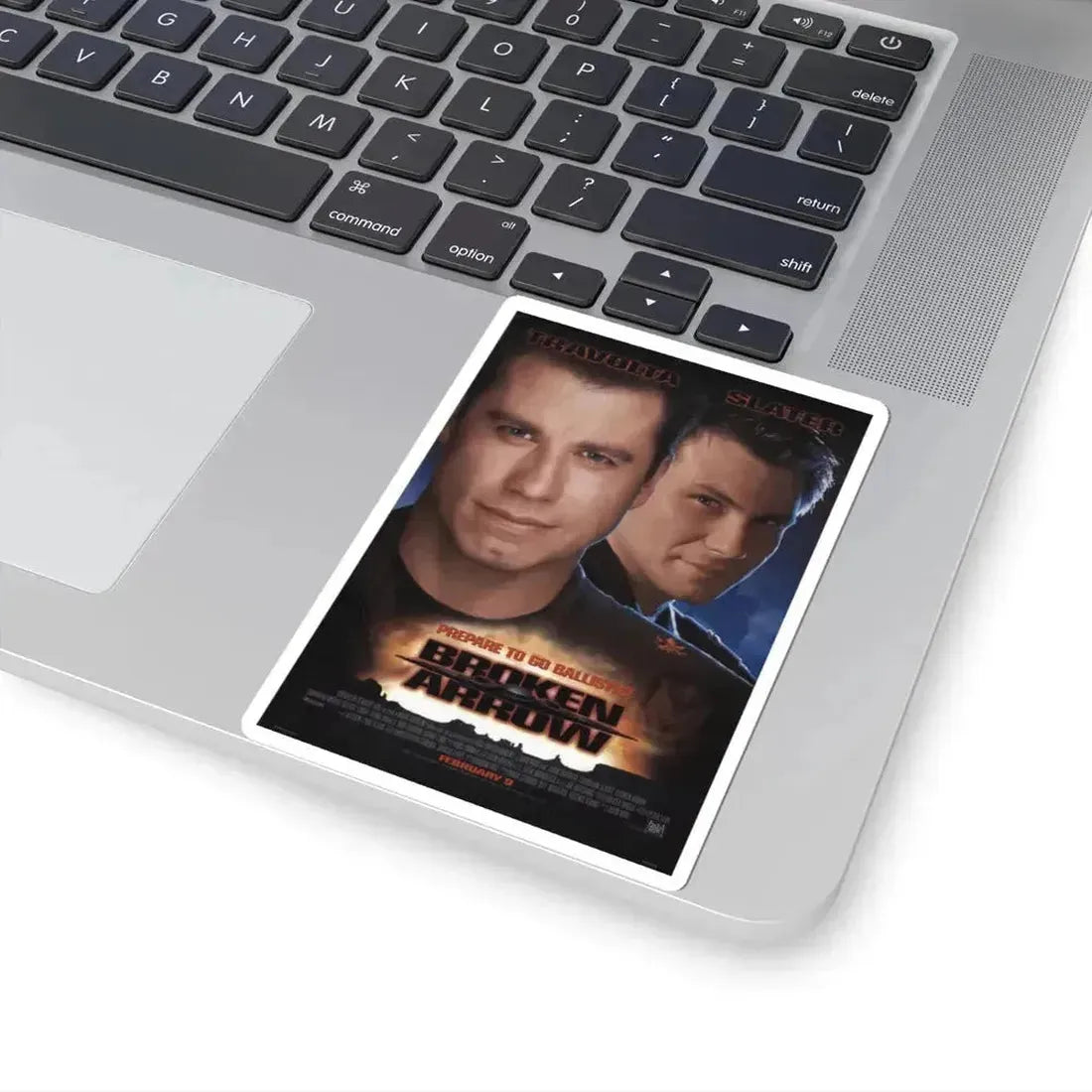 Broken Arrow 1996 Movie Poster - STICKER Vinyl Kiss-Cut Decal - The Sticker Space