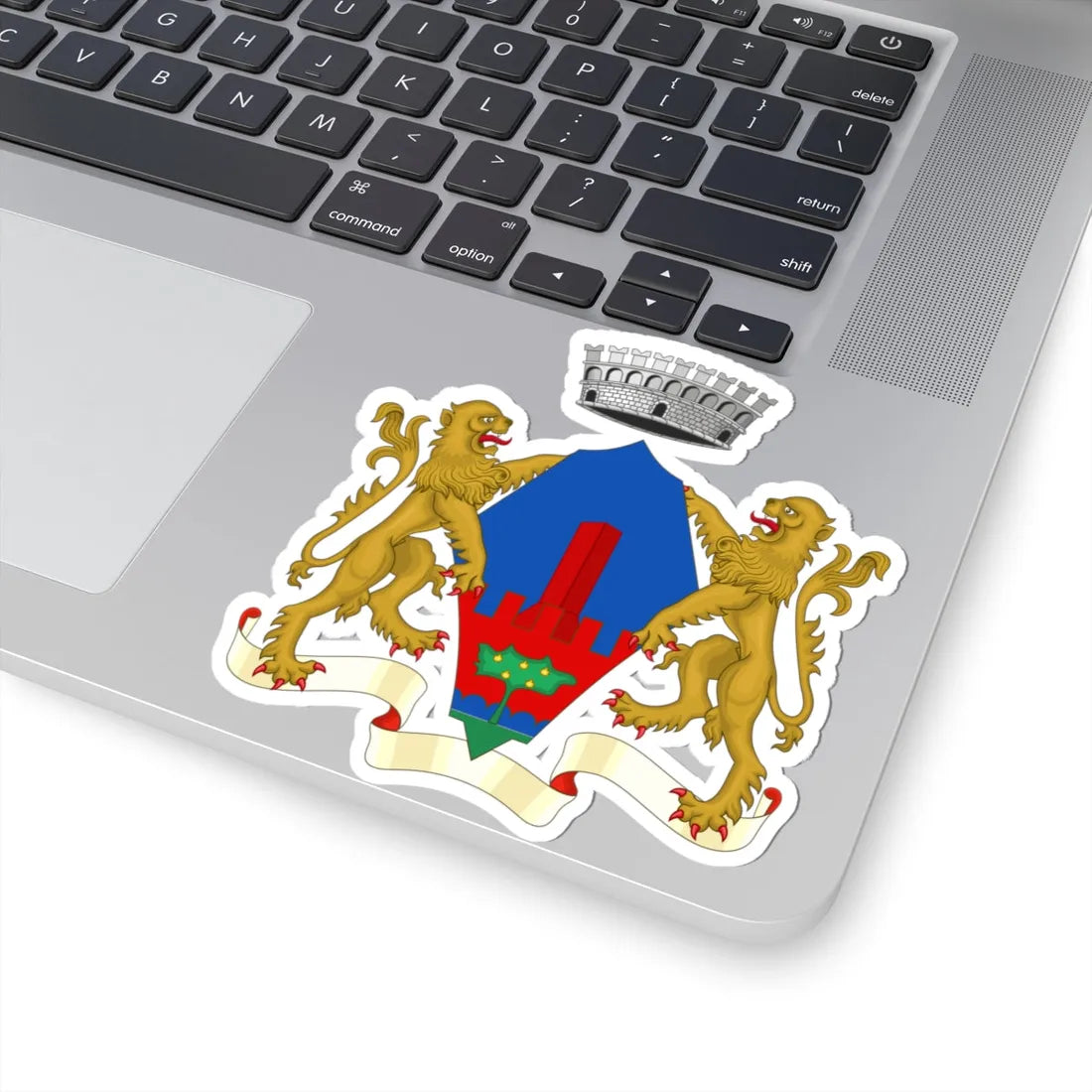 Brolo-Stemma (Italy) (Coat of Arms) STICKER Vinyl Kiss-Cut Decal - The Sticker Space