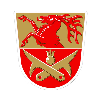 Bromarv.vaakuna (Finland) (Coat of Arms) STICKER Vinyl Kiss-Cut Decal 6 Inch White - The Sticker Space