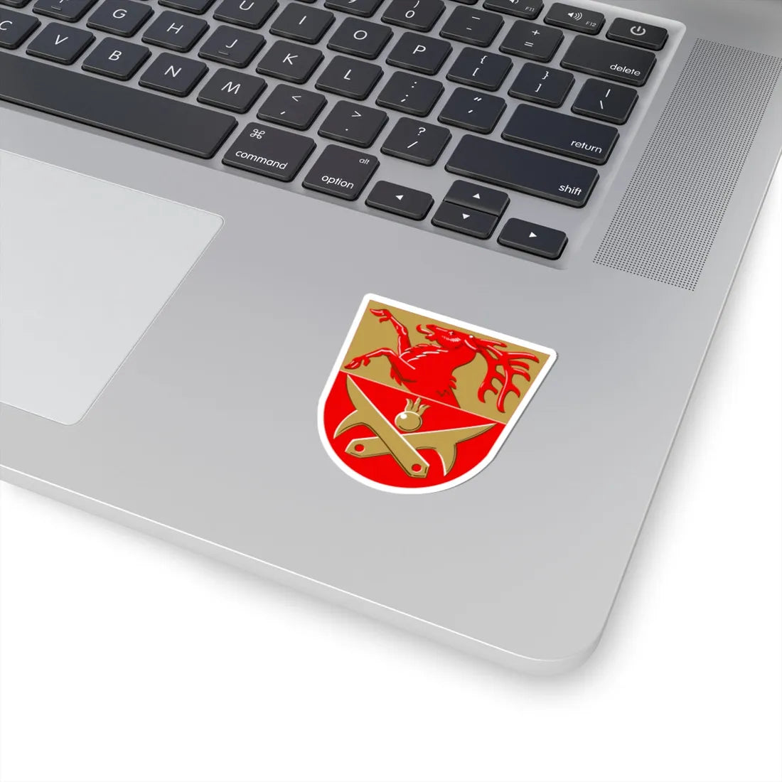 Bromarv.vaakuna (Finland) (Coat of Arms) STICKER Vinyl Kiss-Cut Decal - The Sticker Space