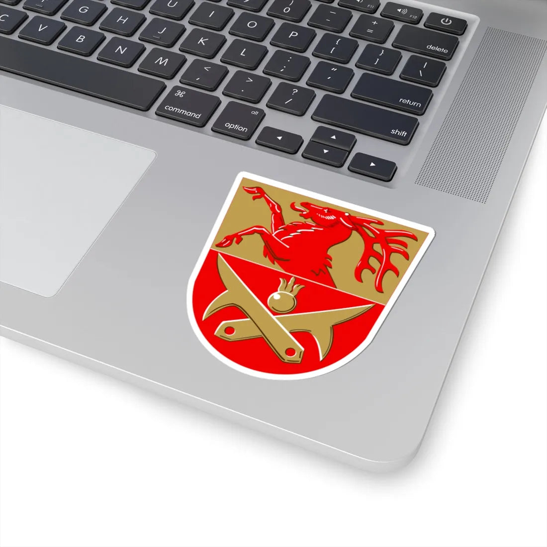 Bromarv.vaakuna (Finland) (Coat of Arms) STICKER Vinyl Kiss-Cut Decal - The Sticker Space