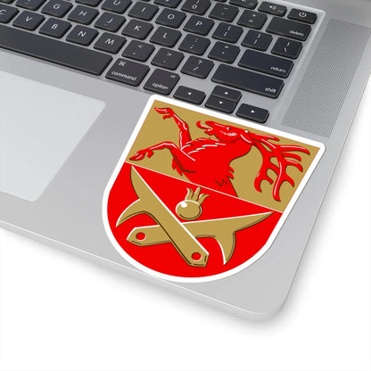 Bromarv.vaakuna (Finland) (Coat of Arms) STICKER Vinyl Kiss-Cut Decal - The Sticker Space