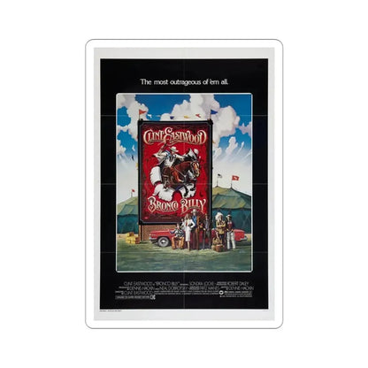 Bronco Billy 1980 Movie Poster STICKER Vinyl Die-Cut Decal - The Sticker Space