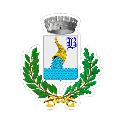 Brondello-Stemma (Italy) (Coat of Arms) STICKER Vinyl Kiss-Cut Decal 6 Inch White - The Sticker Space